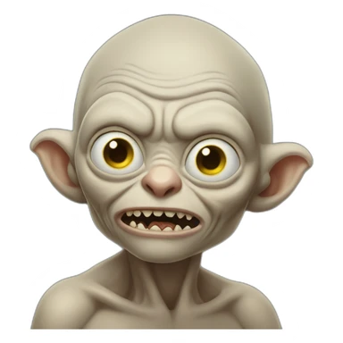 Gollum with eagle sticker
