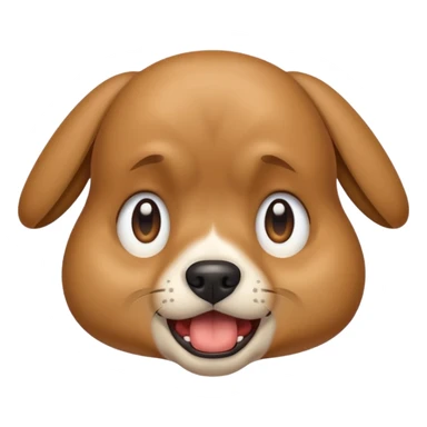 animal crying with shout, full dogy sticker