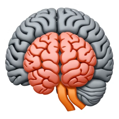 brain with twisted lines around it sticker