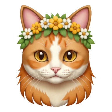 hippie cat sticker