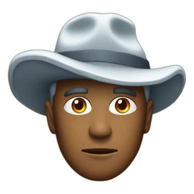 cold man with a hat sticker