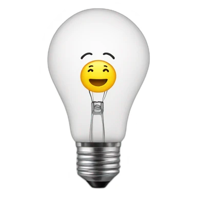 Idea bulb sticker