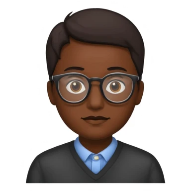 Cordero con lentes sticker