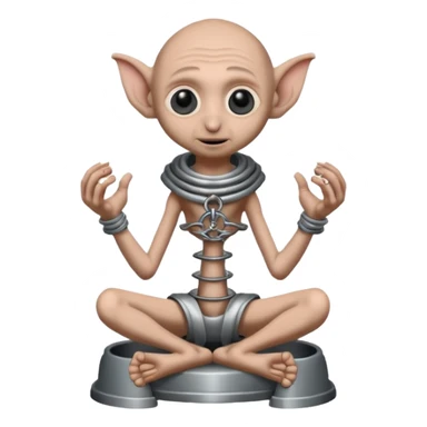 Dobby in chastity cage sticker