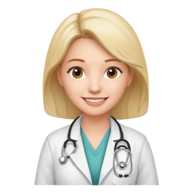 woman doctor sticker