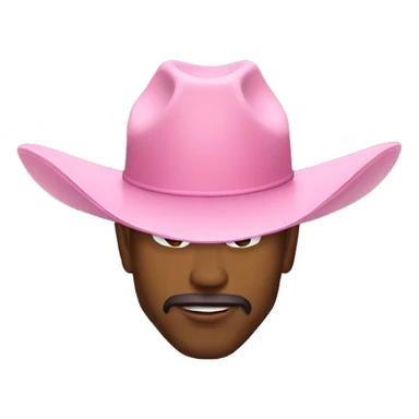 Pink cowboy hot  sticker