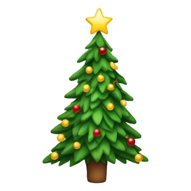 Christmas tree sticker