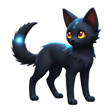 Lunar Nebula Umbreon-Litten full body sticker