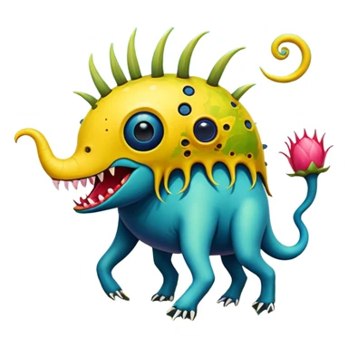 solarpunk - hieronymus bosch phantasmagoric creatures from the garden of earthly delights sticker