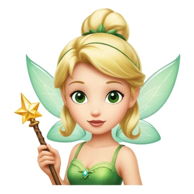 Tinkerbelle with wand  sticker