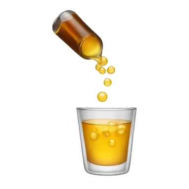 Alcohol shot sticker