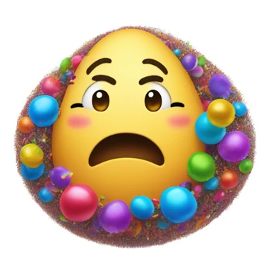 bean with glitter bombs and big bum  sticker