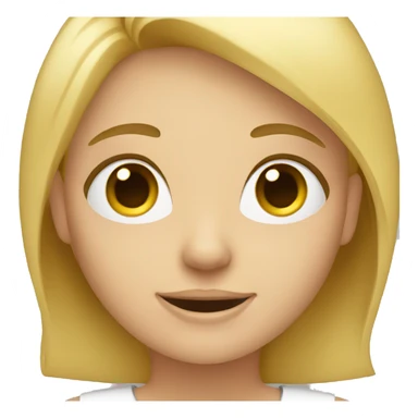 blonde girl teaching  sticker