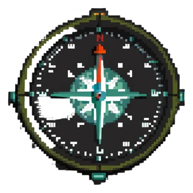 army compass navigation tool sticker