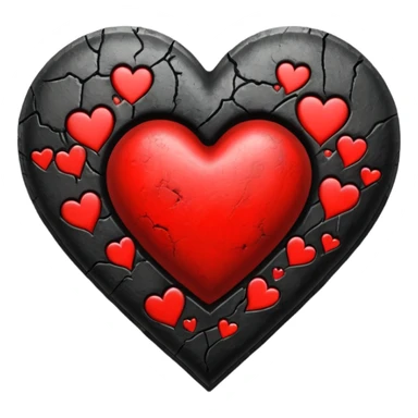 gothic / grunge style heart sticker