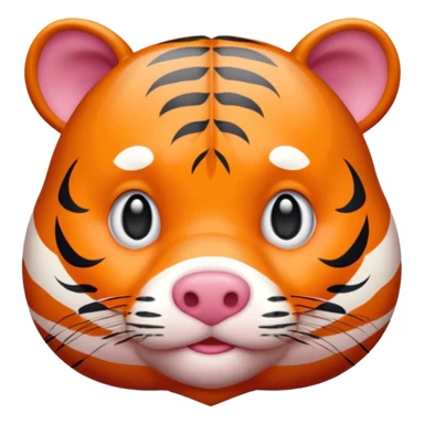 tiger and piggy sticker