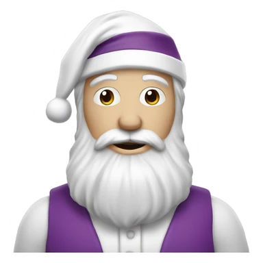 White skin- Mister Santa claus- purple sticker