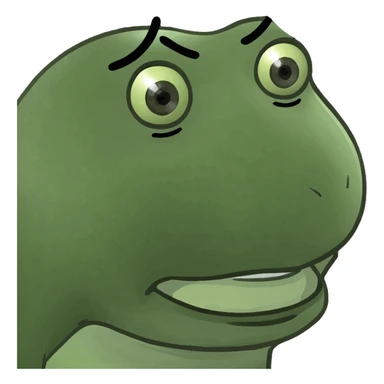 Eye roll gun to head  sticker