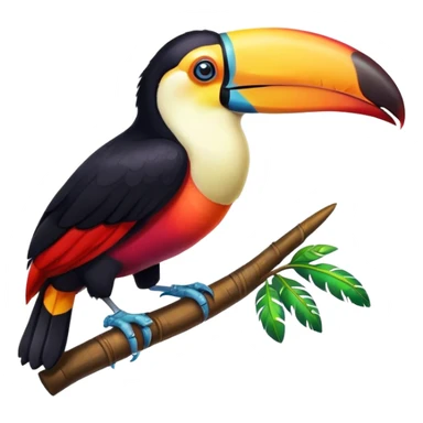 Tucan colored sticker