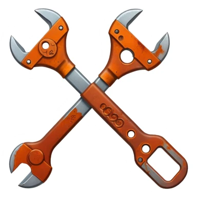 Bloody wrench sticker