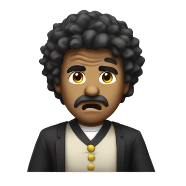 Vic looks angry  sticker