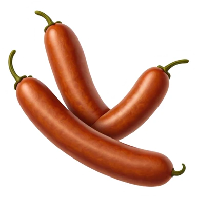 Chorizo Cinematic Realistic Chorizo Dish Emoji, depicted as a single, perfectly spiced sausage, rendered with rich textures and dynamic, appetizing lighting. sticker