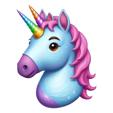 Poop unicorn  sticker