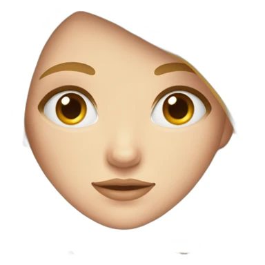 Blond girl with blue eyes and a orange doctors head sticker