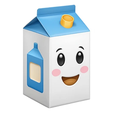 milk box sticker
