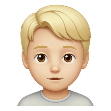 Blonde kid sticker