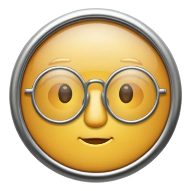 Monacle glasses sticker