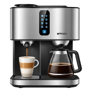 coffee machine sticker