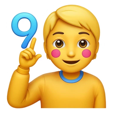 emoji with 67 sign sticker