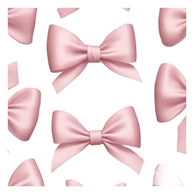 Light pink bows sticker