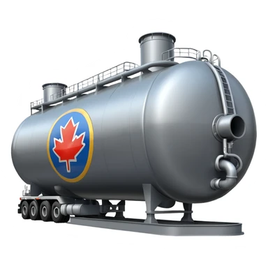 create an ultra realistic American modern liquefied gas tanker sticker