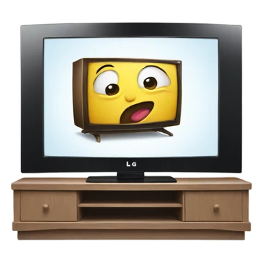 Lg tv with the tv stand sticker