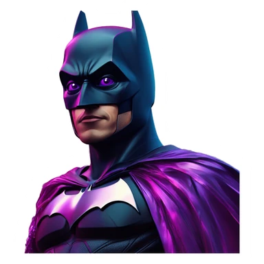 Synthwave Batman in Beyoncé style, oil paint, epic eyes, intricate lips, exquisite pose, beautiful, desirable, logical, Midsommar  sticker