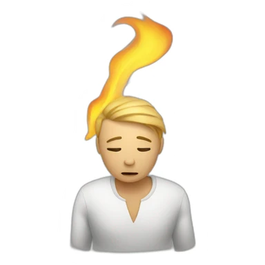 stress burnout after working  sticker