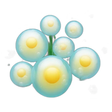 bouquet of air bubbles sticker
