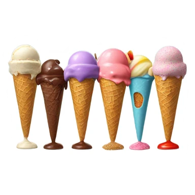 ice cream bar sticker