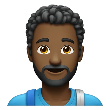 Icon de mesagem em tons de azul sticker