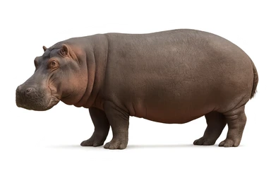 Hippopotamus sticker