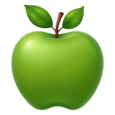 green apple emoji alternate version sticker