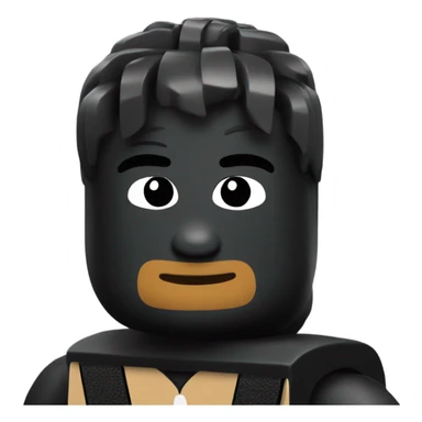 Lego wearing black rabbit costume sticker