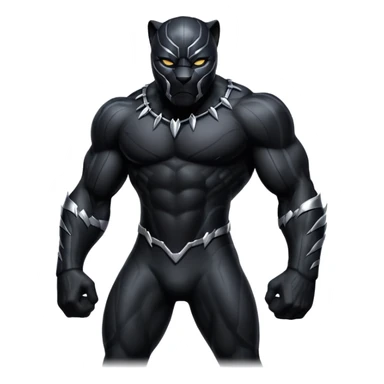 Black panter sticker