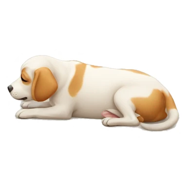 dog on its back sticker
