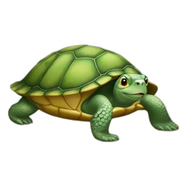 Tortue sur loutre sticker