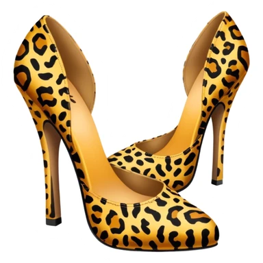 Shoes décolleté animalier sticker