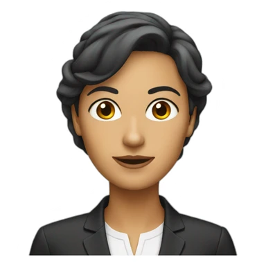 woman manager sticker