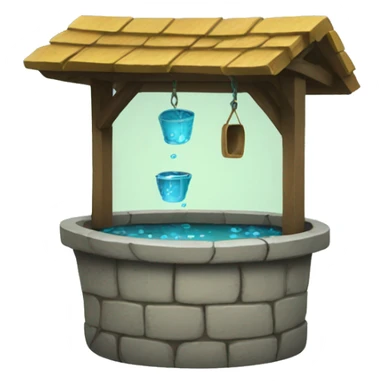 wishing well sticker